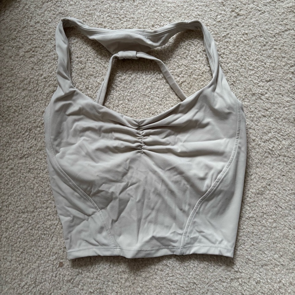 Buffbunny karma crop LONG - bone - size medium